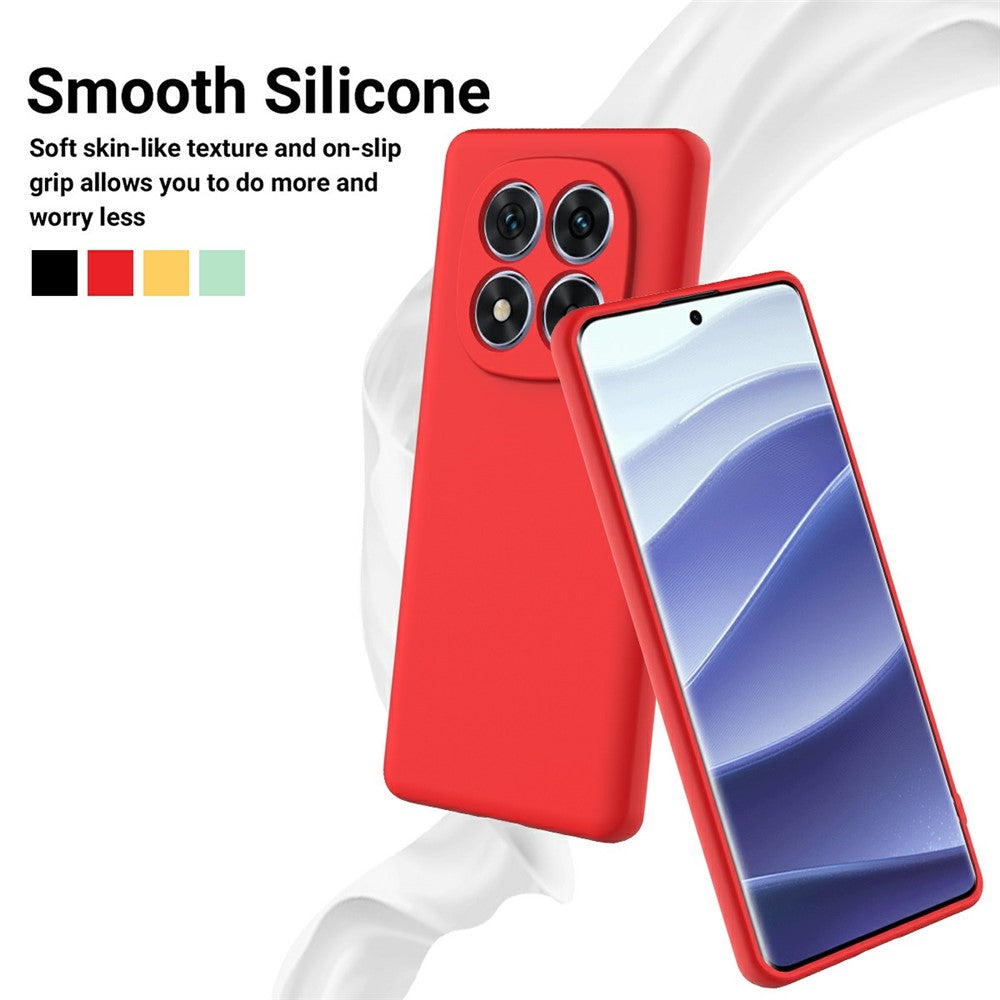 Xiaomi Poco X7 5G-skal med flytande silikon och bakstycke med handrem