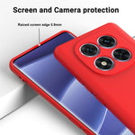 Xiaomi Poco X7 5G-skal med flytande silikon och bakstycke med handrem