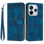 For Xiaomi Redmi Note 14 4G (163.25mm) Case Handbag Imprinted Triangle Leather Phone Cover