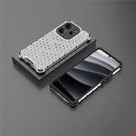 For Xiaomi Redmi Note 14 4G (163.25mm) Case PC + TPU Phone Cover Honeycomb Shape