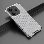 For Xiaomi Redmi Note 14 4G (163.25mm) Case PC + TPU Phone Cover Honeycomb Shape