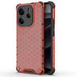 For Xiaomi Redmi Note 14 4G (163.25mm) Case PC + TPU Phone Cover Honeycomb Shape