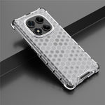 For Xiaomi Redmi Note 14 Pro 4G Case PC + TPU Phone Cover Honeycomb Shape