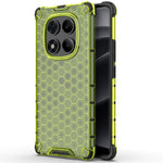 For Xiaomi Redmi Note 14 Pro 4G Case PC + TPU Phone Cover Honeycomb Shape