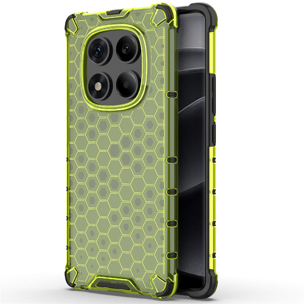 For Xiaomi Redmi Note 14 Pro 4G Case PC + TPU Phone Cover Honeycomb Shape