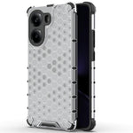 For Xiaomi Poco X7 Pro 5G  /  Redmi Turbo 4 5G Case PC + TPU Phone Cover Honeycomb Shape