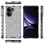 For Xiaomi Poco X7 Pro 5G  /  Redmi Turbo 4 5G Case PC + TPU Phone Cover Honeycomb Shape