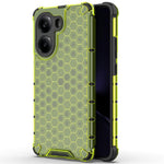 For Xiaomi Poco X7 Pro 5G  /  Redmi Turbo 4 5G Case PC + TPU Phone Cover Honeycomb Shape