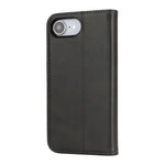For iPhone 17th / 16th Case PU Leather Calf Textured Magnetic Closing Smart Phone Cover