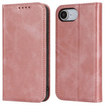 For iPhone 17th / 16th Case PU Leather Calf Textured Magnetic Closing Smart Phone Cover