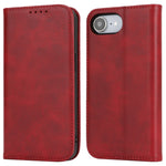 For iPhone 17th / 16th Case PU Leather Calf Textured Magnetic Closing Smart Phone Cover