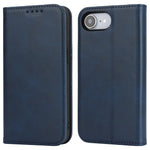 For iPhone 17th / 16th Case PU Leather Calf Textured Magnetic Closing Smart Phone Cover