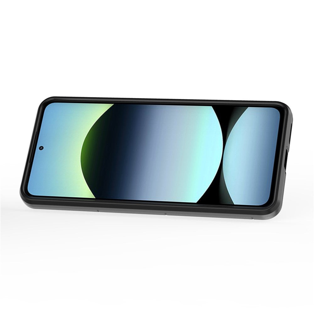 For Xiaomi Redmi Note 14 4G (163.25mm) Case PC + TPU Protective Phone Cover with Ring Kickstand