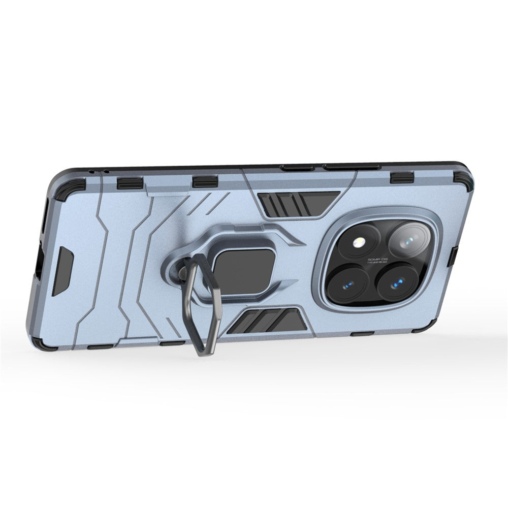 For Xiaomi Redmi Note 14 Pro 4G Case PC + TPU Protective Phone Cover with Ring Kickstand