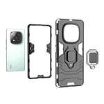For Xiaomi Redmi Note 14 Pro 4G Case PC + TPU Protective Phone Cover with Ring Kickstand