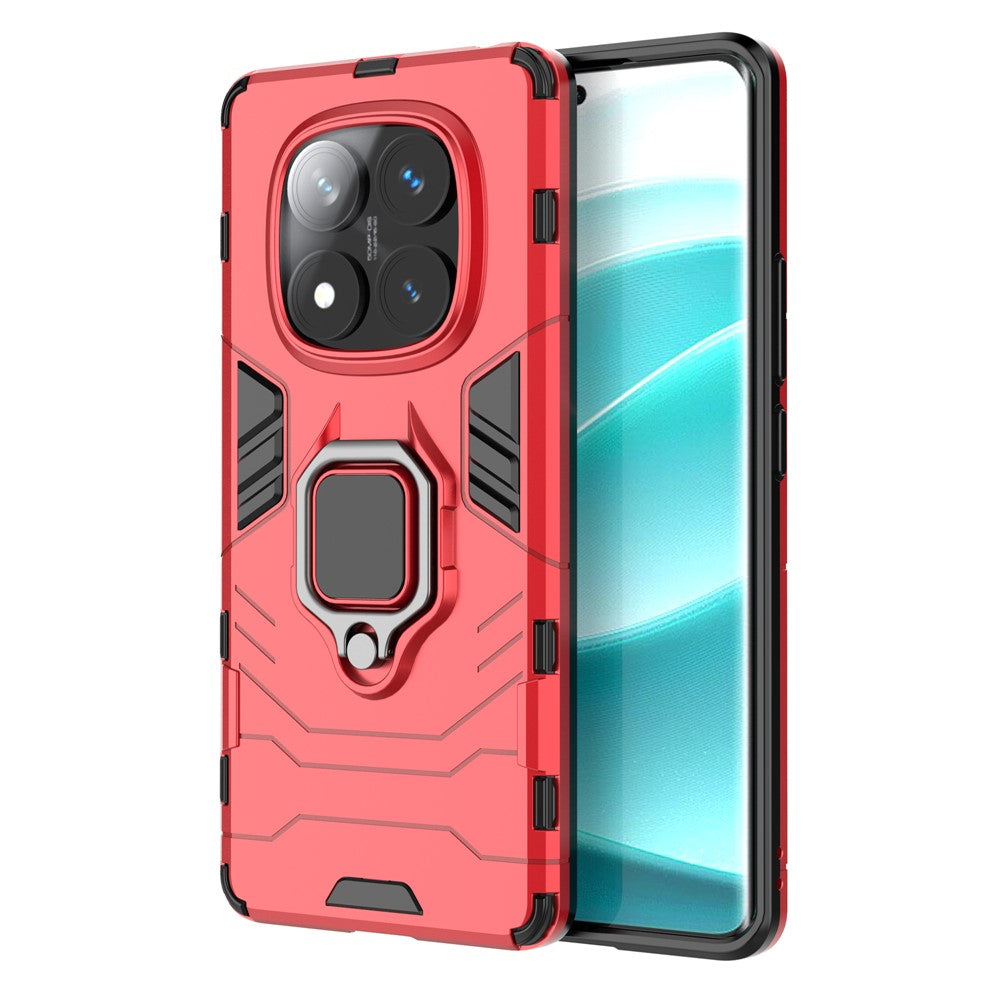 For Xiaomi Redmi Note 14 Pro 4G Case PC + TPU Protective Phone Cover with Ring Kickstand