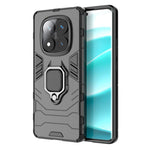 For Xiaomi Redmi Note 14 Pro 4G Case PC + TPU Protective Phone Cover with Ring Kickstand