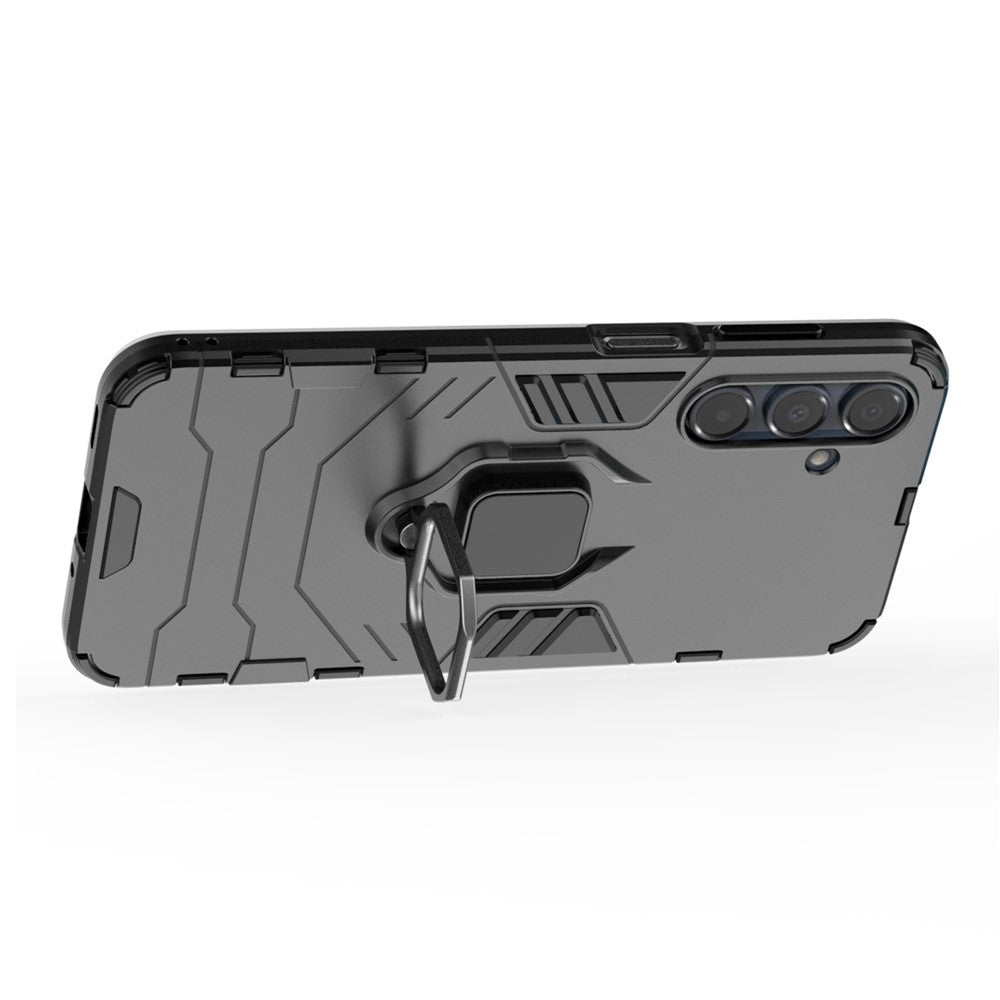 Til Samsung Galaxy A16 5G / 4G Cover PC + TPU Beskyttende Telefoncover med Ringstativ