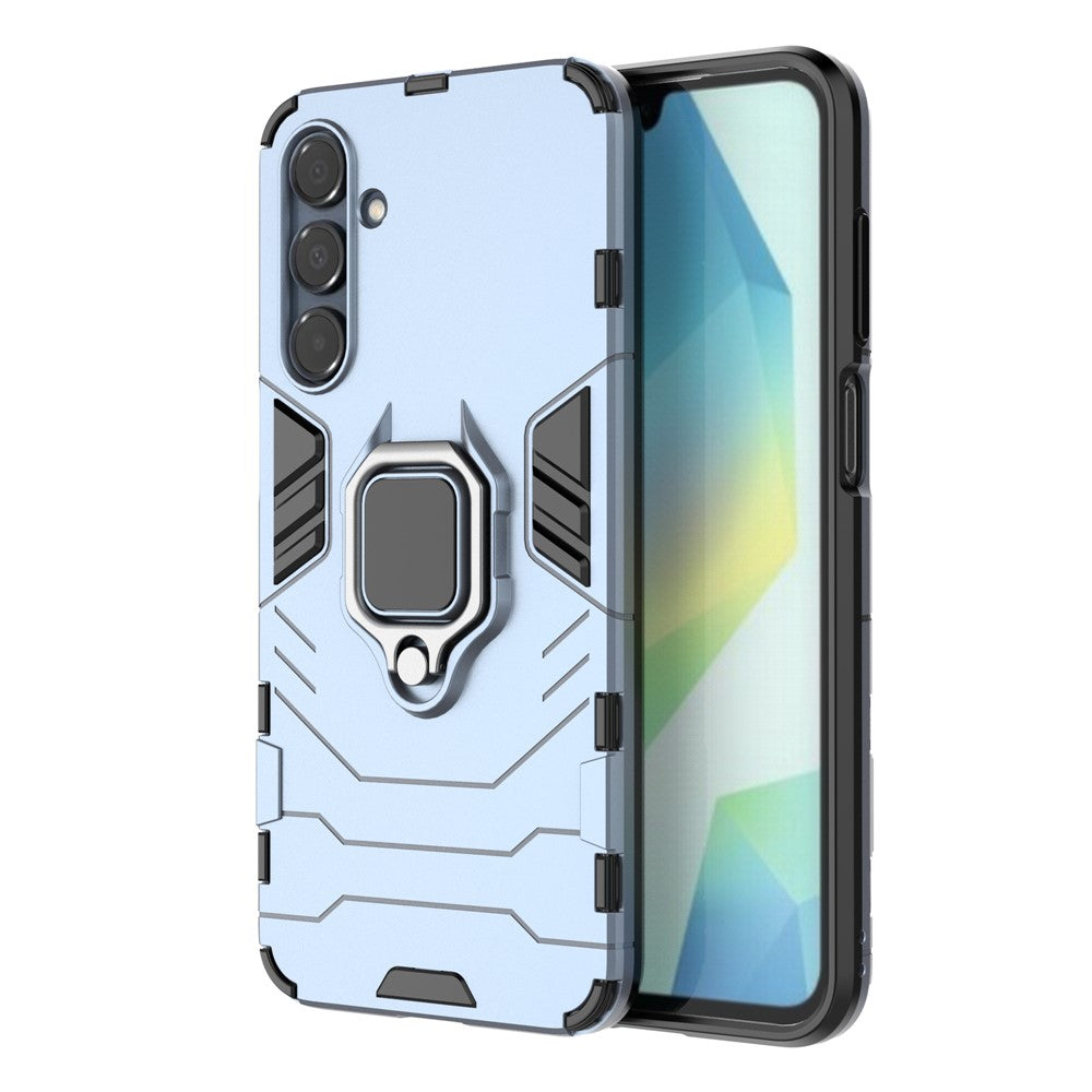 Til Samsung Galaxy A16 5G / 4G Cover PC + TPU Beskyttende Telefoncover med Ringstativ