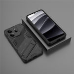 For Xiaomi Redmi Note 14 4G (163.25mm) Case PC + TPU Shockproof Phone Cover with Kickstand