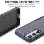 For Samsung Galaxy A56 5G Case 2 in 1 PC + TPU Shockproof Phone Cover