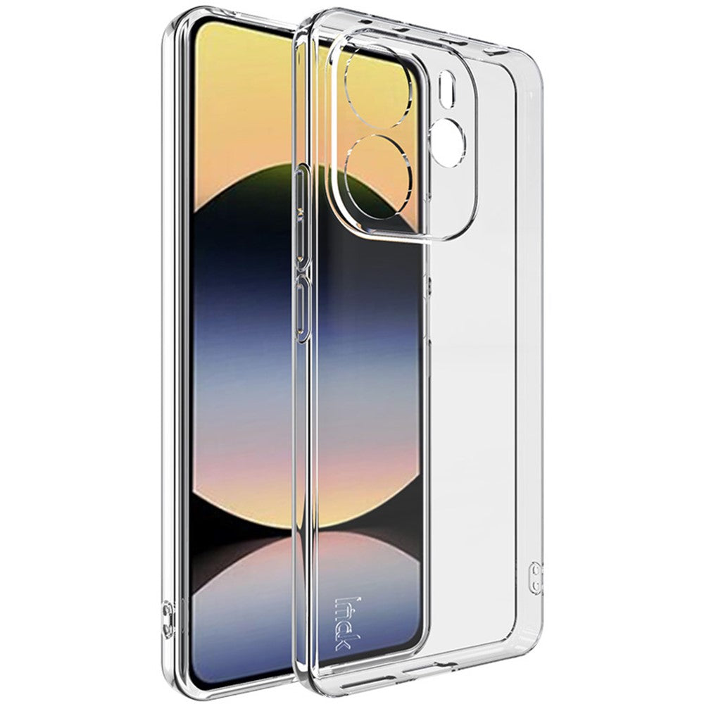 IMAK UX-5 Series Phone Cover for Xiaomi Redmi Note 14 4G (163.25mm) Case Shockproof TPU Clear Slim Back Shell