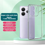 IMAK UX-5 Series Phone Cover for Xiaomi Redmi Note 14 4G (163.25mm) Case Shockproof TPU Clear Slim Back Shell