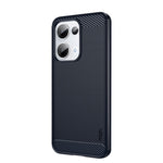MOFI For Oppo Reno13 5G (Global) Back Cover  Brushed Texture Carbon Fiber Soft TPU Case