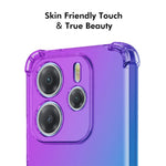 ENKAY For Xiaomi Redmi Note 14 5G Case Gradient Series Thickened Four Corner Anti-Drop TPU Phone Cover