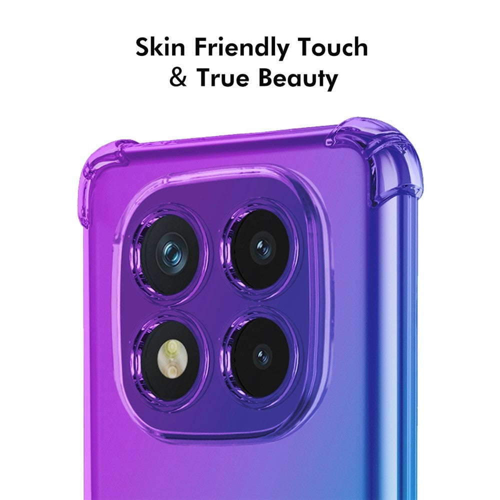 ENKAY For Xiaomi Redmi Note 14 Pro 4G Case Gradient Series Thickened Four Corner Anti-Drop TPU Phone Cover