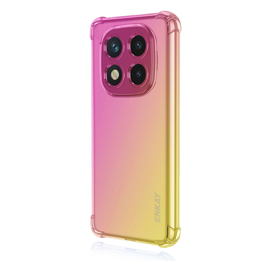 ENKAY For Xiaomi Redmi Note 14 Pro 5G / Poco X7 5G Case Gradient Series Thickened Four Corner Anti-Drop TPU Phone Cover