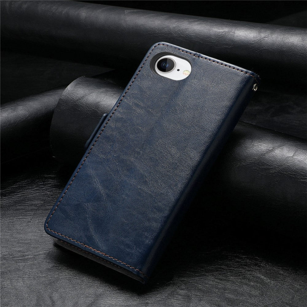 CASENEO For iPhone 17e / 16e Phone Cases  PU Leather Cover Stand with RFID Blocking Wallet