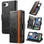 CASENEO For iPhone 17e / 16e Phone Cases  PU Leather Cover Stand with RFID Blocking Wallet
