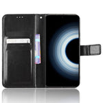 Xiaomi 12T 5G / 12T Pro 5G / Redmi K50 Ultra 5G mobilstativ Plånboksskyddsfodral Crazy Horse Texture PU-läderfodral