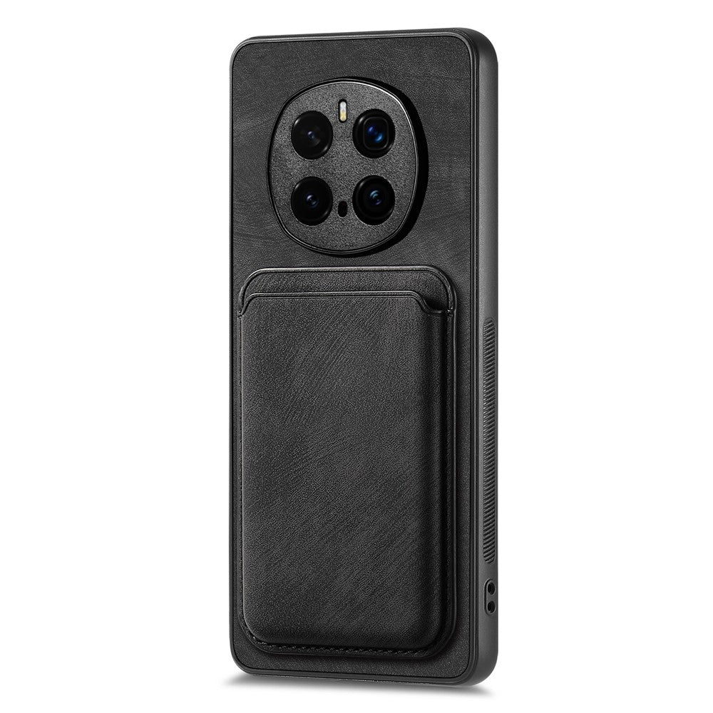For Honor Magic7 Pro 5G Magnetic Case Leather Back Cover with Detachable Card Holder