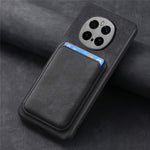 For Honor Magic7 Pro 5G Magnetic Case Leather Back Cover with Detachable Card Holder
