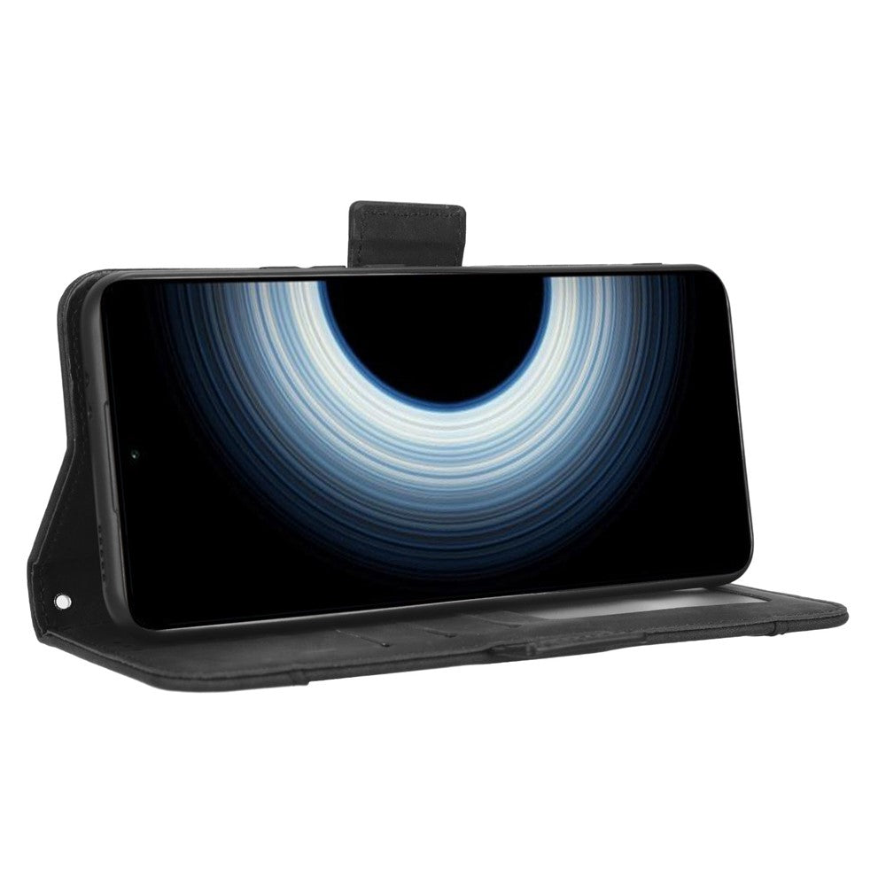 Xiaomi 12T 5G / Redmi K50 Ultra 5G / 12T Pro 5G Flera kortplatser mobilskal Dubbelt magnetiskt spänne PU-läder Plånboksfodral