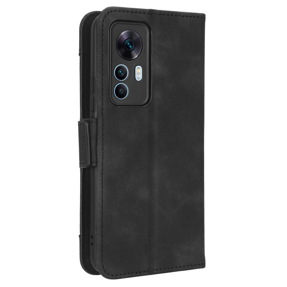 Xiaomi 12T 5G / Redmi K50 Ultra 5G / 12T Pro 5G Flera kortplatser mobilskal Dubbelt magnetiskt spänne PU-läder Plånboksfodral