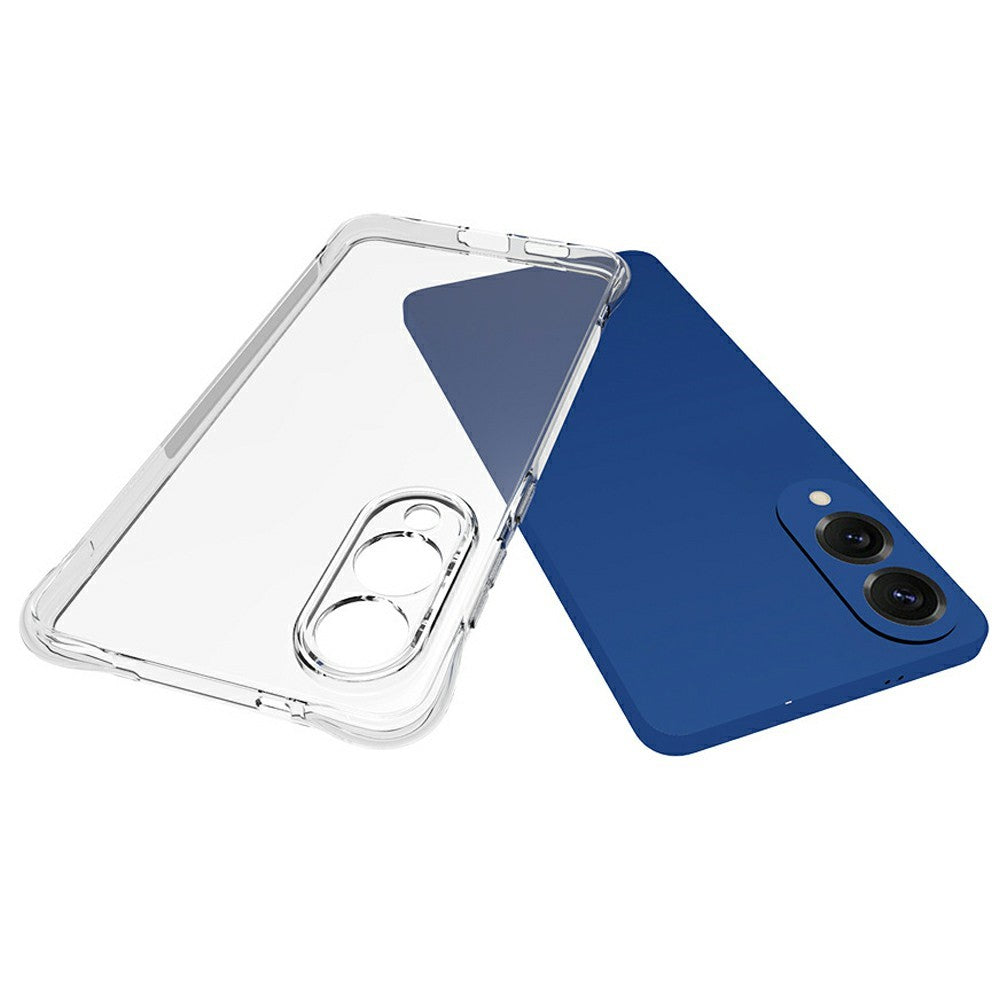 Samsung Galaxy S25 Edge / S25 Slim TPU Mobilskal Halkfritt Transparent Mobilskal