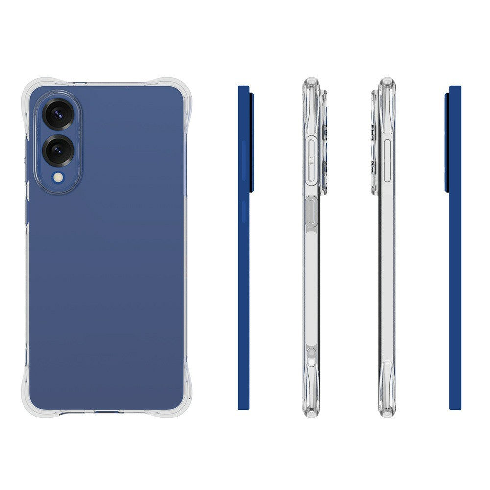 Samsung Galaxy S25 Edge / S25 Slim TPU Mobilskal Halkfritt Transparent Mobilskal