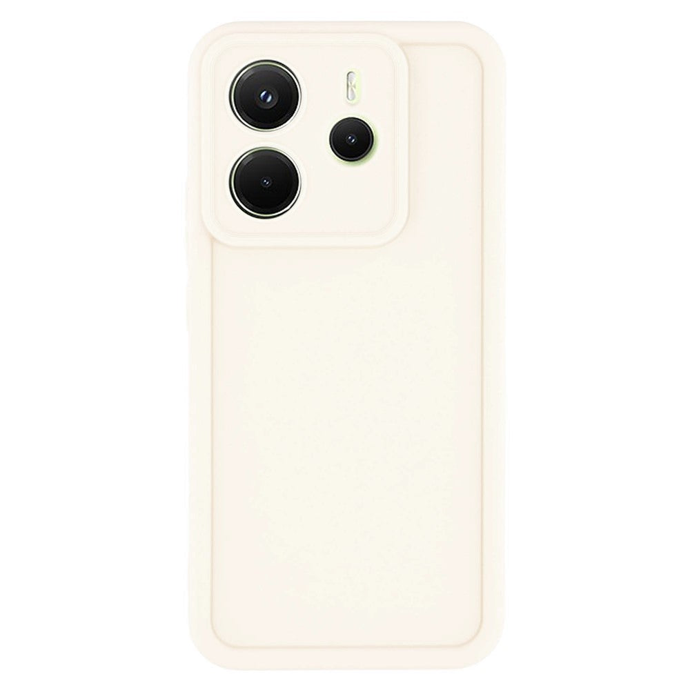 Xiaomi Redmi Note 14 4G (163,25 mm) fodral med räfflad design, halkfritt TPU-fodral