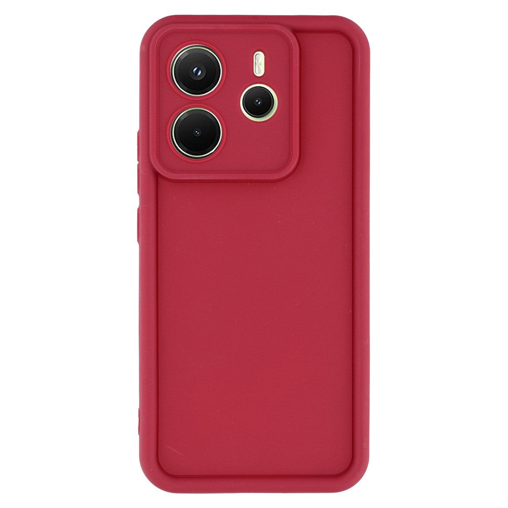Xiaomi Redmi Note 14 4G (163,25 mm) fodral med räfflad design, halkfritt TPU-fodral