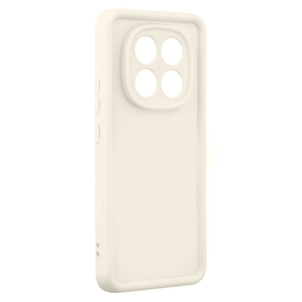 For Xiaomi Redmi Note 14 Pro+ 4G Case Grooved Design TPU Anti Slip Phone Cover