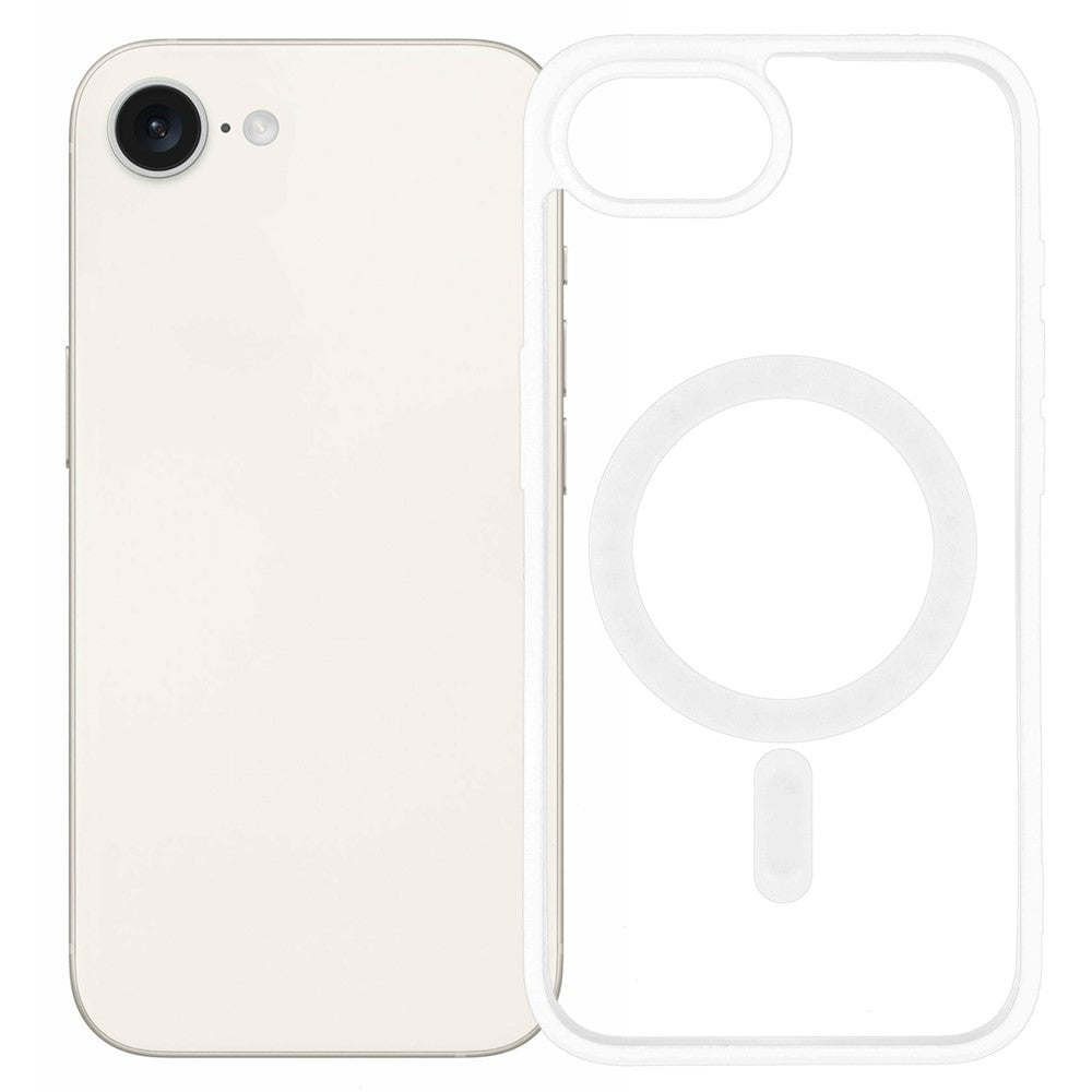 For iPhone 17th / 16th Case Compatible with MagSafe TPU + Acrylic Matte Phone Cover