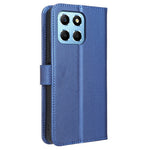 Diamanttekstur Telefoncover til Honor 70 Lite 5G / X6 4G / Honor Play6C / X8 5G Ridsefast Telefonfolio Flip Læder Pung Etui med Stand