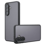 Til Samsung Galaxy A56 5G Cover Skin-Touch TPU + PC Mat Telefonbagcover, Transparent Sort