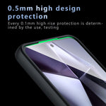 Til Samsung Galaxy A56 5G Cover Skin-Touch TPU + PC Mat Telefonbagcover, Transparent Sort