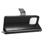Phone Wallet Case For Honor 70 Lite 5G / X6 4G / Honor Play6C / X8 5G Crazy Horse Texture Magnetic Clasp PU Leather Stand Anti-scratch Cell Phone Cover