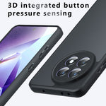Mattskal för OnePlus 13R 5G / Ace 5 5G / 5 Pro 5G Skin-Touch TPU+PC mobilskal, Transparent Svart