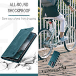 AUTSPACE For Xiaomi Redmi Note 12 Pro+ 5G Wallet Case  A01 Leather Stand Cover with RFID Blocking Card Holder